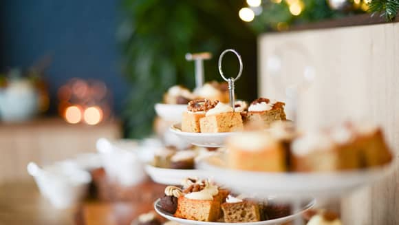 Afternoon tea selection.