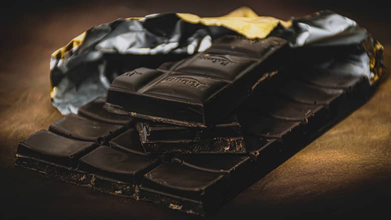 A bar of Dark Chocolate.