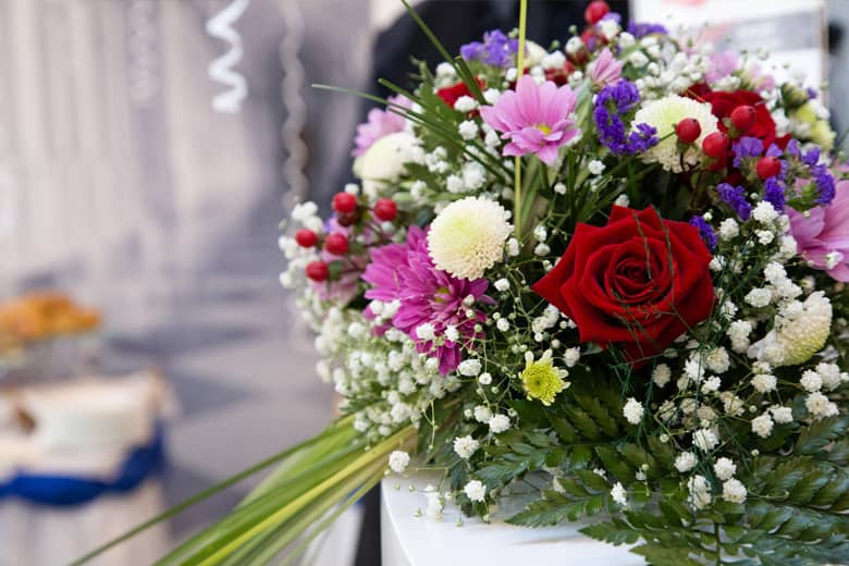 Flower bouquet decoration.