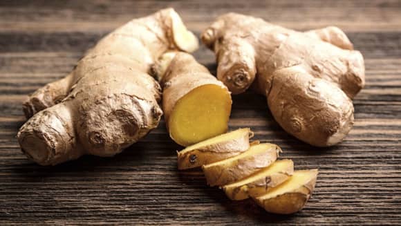 Fresh Ginger root.
