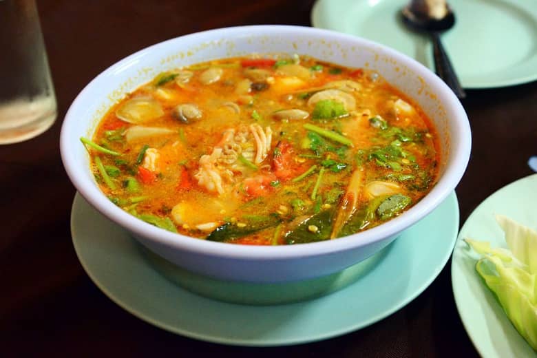 Tom Yum soup.
