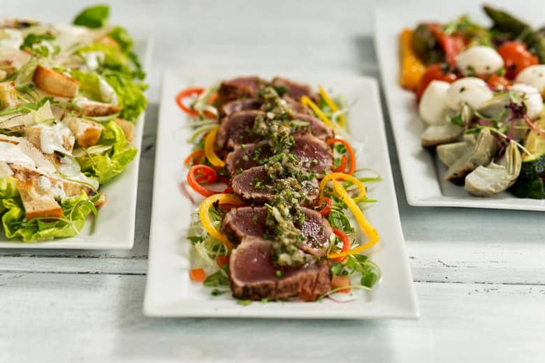 Cold buffet platters by PenniBlack.