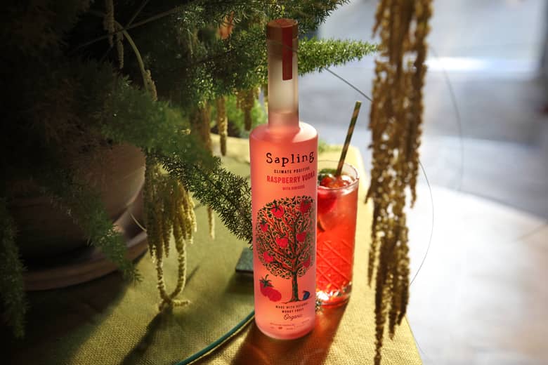 Sapling's Wonky Range Raspberry & Hibiscus Vodka