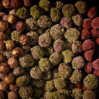 Assorted handmade truffles.