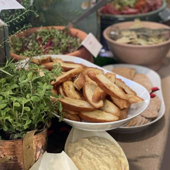Selection of Street Food Sides and Salads.
