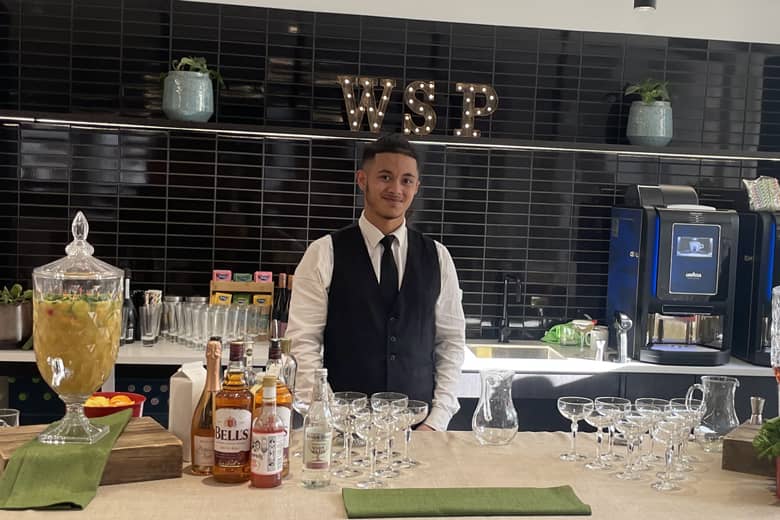 Bar setup at the WSP Office Launch.