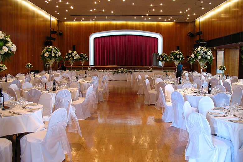 The Wandsworth Civic Suite setup for a wedding.