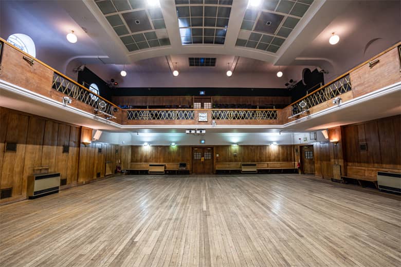 The Main Hall at Conway Hall.