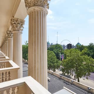 Views over London from a balcony at the ICA.