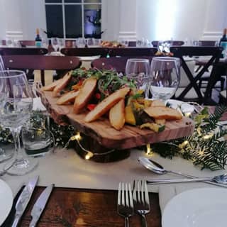 Rustic banquet by PenniBlack at the ICA.