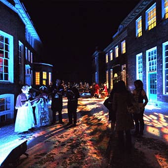 Christmas Event in the Mary Ward Courtyard.