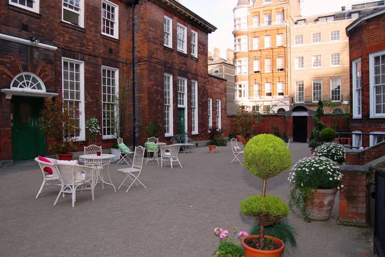 The Courtyard & Gardens at Mary Ward House