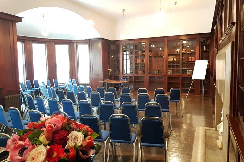 Dickens Library Theatre Setup at Mary Ward House