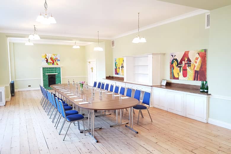 Lethaby Boardroom Setup at Mary Ward House