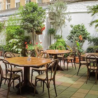 The October Gallery Courtyard Garden.