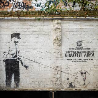 Banksy 'Designated Graffiti Area' Artwork at 83 Rivington Street